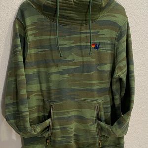 Aviator Nation ninja pullover camo hoodie